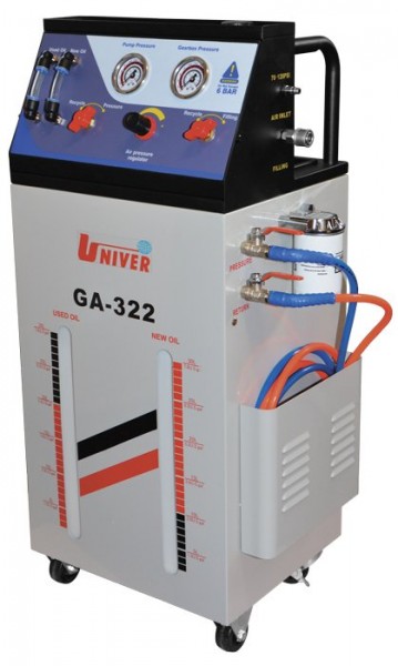 Pojazdný prístroj pre výmenu oleja v automatických prevodovkách GA-322 (4)