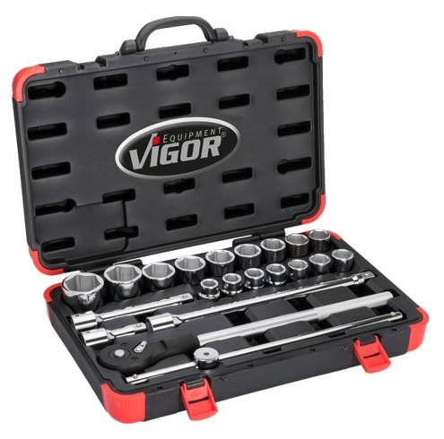 Súprava nástrčných kľúčov VIGOR V2318N (2)