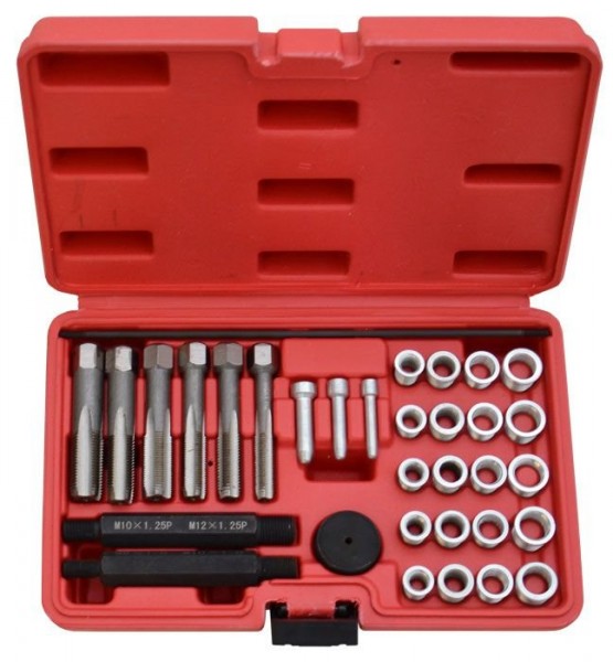 Sada prípravkov pre opravy závitov žeraviacich sviečok VT13460 (1)