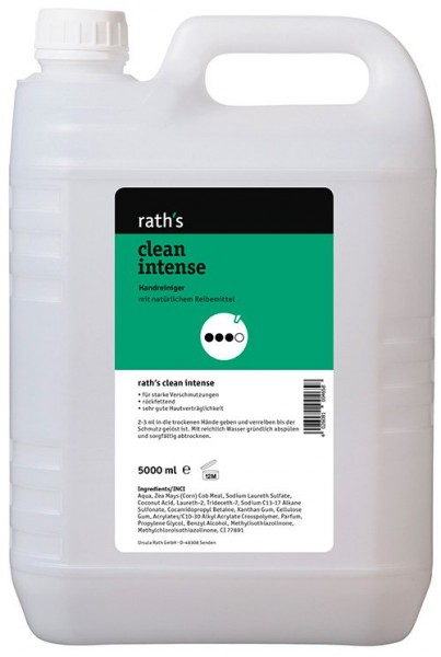 Prípravok na čistenie rúk Rath's clean intense 5 l (1)