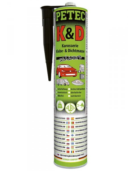 PETEC 94730 Karosárska tesniaca a lepiaca hmota - čierna (3)