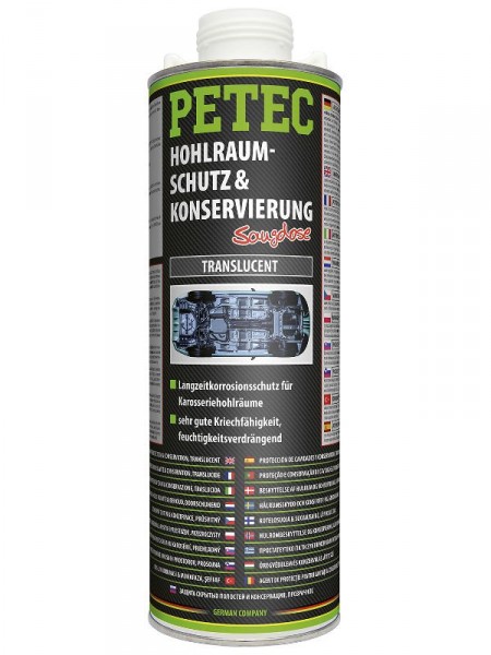 PETEC 73510 Parafínový vosk pre ochranu karosérií 1000 ml (2)