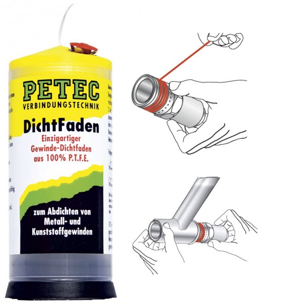 PETEC 85175 Vlákno na tesnenie závitov