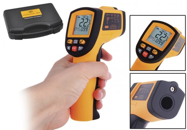 Infračervený laserový bezdotykový teplomer IRT-700