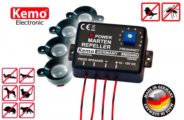 Odpudzovač kún, hlodavcov, vtákov a drobnej zveri KEMO M094N