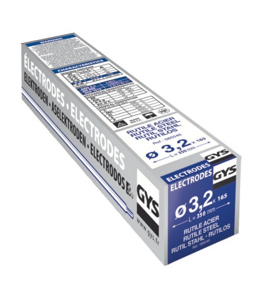 Obaľované zváracie elektródy rutilové TYPE GY38 - 3,2 mm