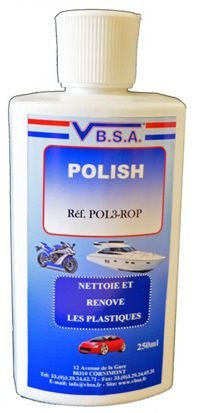 Prípravok na čistenie, renováciu a konečný finiš povrchov plastov VBSA POL3-ROP