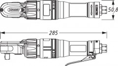 Pneumatický račňový uťahovák HAZET 9022-360 (2)