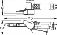 Pneumatická pásová brúska HAZET 9033 N-4 (2)