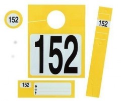 Sada visačiek na kľúče, spätné zrkadlo a štítkov na doklady 9219-00676-03 (4)