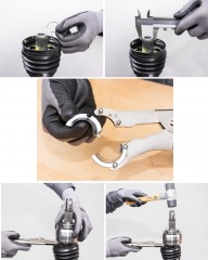 Kliešte na poistné krúžky kĺbov hnacích hriadeľov HAZET 1847-12/15 (2)