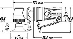 Pneumatická tanierová mini brúska HAZET 9033-11 (2)