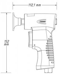 Pneumatická brúska so sadou kief HAZET 9033-11/17 (2)