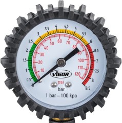 Pneuhustič s analógovým tlakomerom VIGOR V6905 (5)