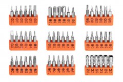 Precízny skrutkovač so sadou vymeniteľných bitov a hlavíc JM-8126 (8)