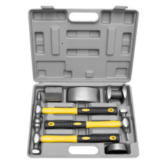 Sada karosárskeho náradia (3 kladivá a 4 babky) VT01202