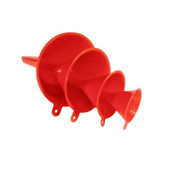 Sada 4 plastových lievikov bez sitka VT18149 (2)