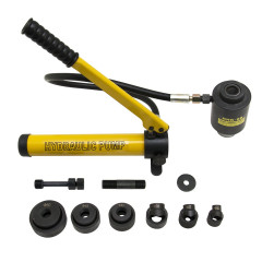 Dierovač plechu s ručnou hydraulickou pumpou HHK-8B