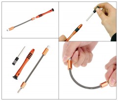 Precizní šroubovák se sadou vyměnitelných bitů a hlavic JM-8126 (5)